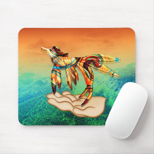 Flug Mousepad (Mit Mouse)