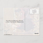 Flug nach Ägypten durch den Kapitän von Mondsee Postkarte (Rückseite)