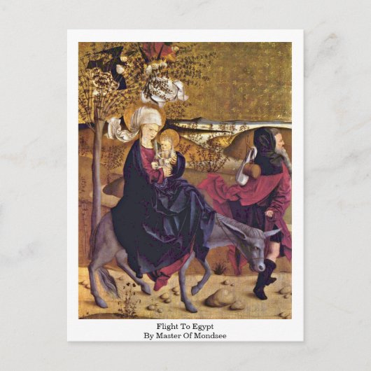 Flug nach Ägypten durch den Kapitän von Mondsee Postkarte (Vorderseite)