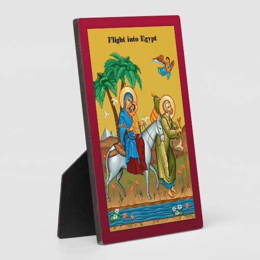 Flug nach Ägypten Fotoplatte (Seite)