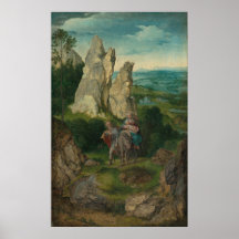 Flug nach Ägypten, Joachim Patinir, Poster der bil