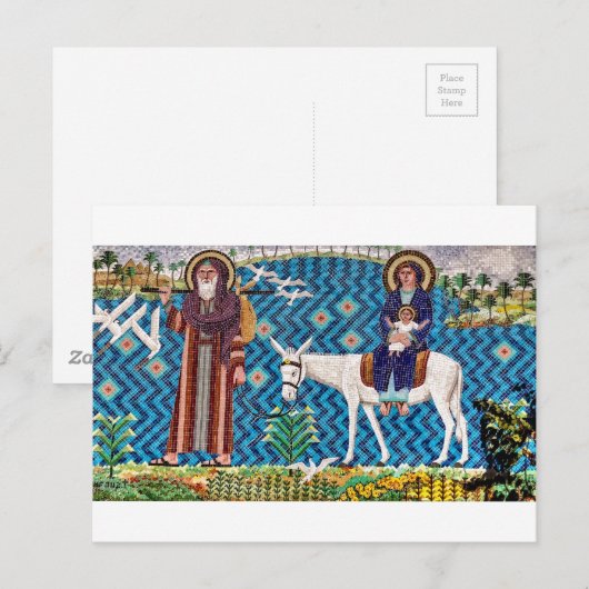 Flug nach Ägypten Postkarte (Vorne/Hinten)