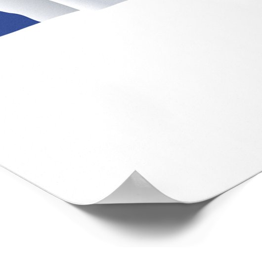 Flug nach Frankreich Poster (Ecke)