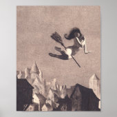 Flug nach Sabbat William Mortensen Poster (Vorne)