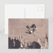 Flug nach Sabbat William Mortensen Postkarte (Vorne/Hinten)