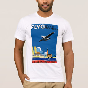Flug nach Stockholm T-Shirt