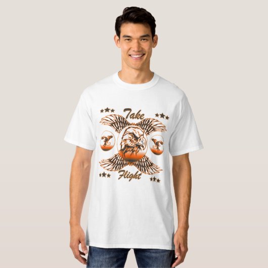 Flug nehmen (alternativ) T-Shirt (Vorne ganz)