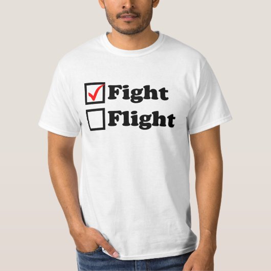 Flug-oder Flugcheckbox-T - Shirt (Vorderseite)