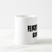 Flug-Pläne retten Leben-Tasse Kaffeetasse (Mittel)