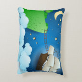 Flug Schiff bei der Anlandung Dekokissen (Rückseite(Vertikal))