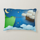 Flug Schiff bei der Anlandung Dekokissen (Rückseite)