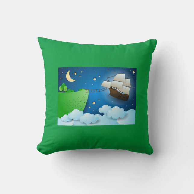 Flug Schiff bei der Anlandung Kissen (Vorderseite)