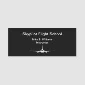 Flug-Schullehrer Namensschild (Vorderseite)