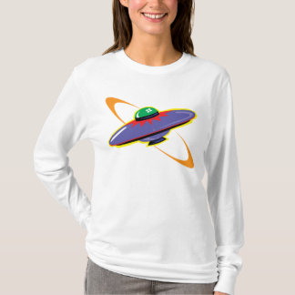 Flug-T - Shirt des Fantasie-Raumschiff-/UFO