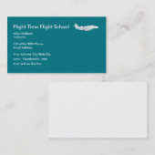 Flug-Trainer-Visitenkarten Visitenkarte (Vorne/Hinten)