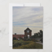 Flug über dem Glockenturm Einladung (Vorderseite)