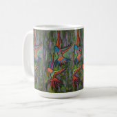 Flug über den Lavendel Kaffeetasse (Vorderseite Links)
