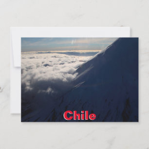 Flug über den Osorno-Vulkan, Chile-Karte