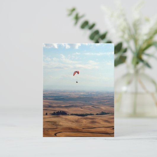 Flug über den Palouse Postkarte (Stehend Vorderseite)