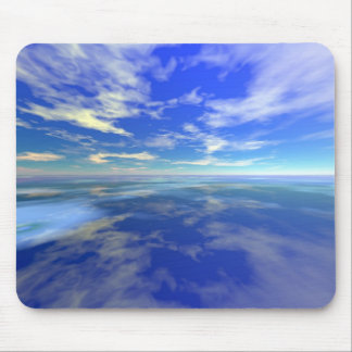 Flug über Wasser Mousepad