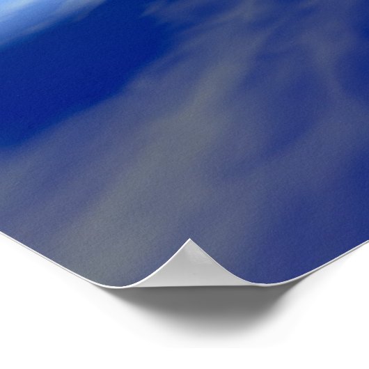 Flug über Wasser Poster (Ecke)