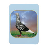 Flug und Wolken Magnet (Vertikal)