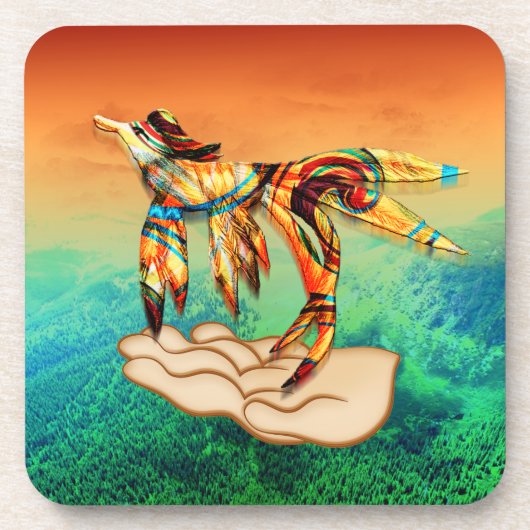 Flug Untersetzer (Vorderseite)