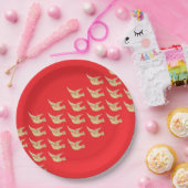 Flug von Doves-Papier-Tellern Pappteller (Party)