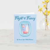 Flug von Extravaganten Schweinen in der Vergangenh Karte (Gelbe Blume)