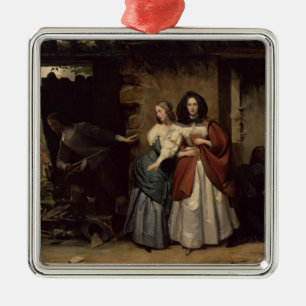 Flug von Henrietta-Maria Frankreich, Königin von Silbernes Ornament