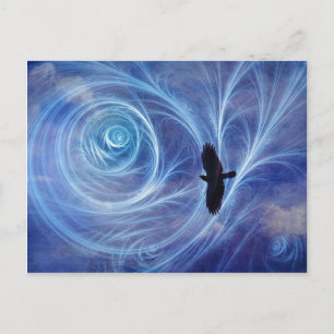 Flug von Icarus Postkarte