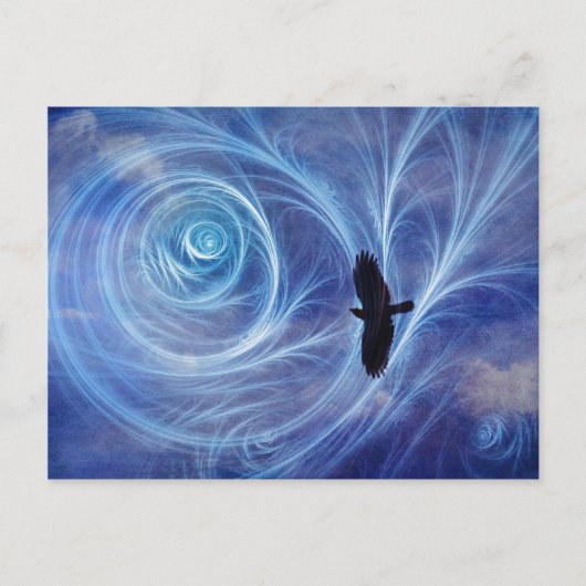 Flug von Icarus Postkarte (Vorderseite)