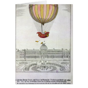 Flug von Jacques Charles und von Nicholas Robert