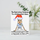 Flug vor Weihnachten (Stehend Vorderseite)