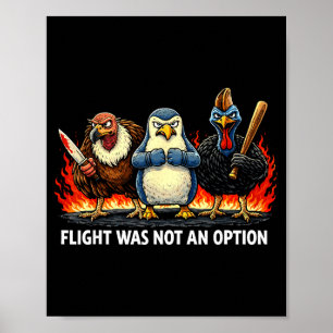 Flug war keine Option  Poster