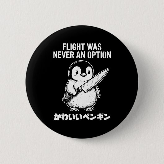 Flug war nie eine Option  Button (Vorderseite)
