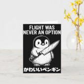 Flug war nie eine Option Karte (Gelbe Blume)