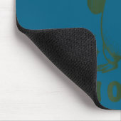 Flug war nie eine Option Mousepad (Ecke)