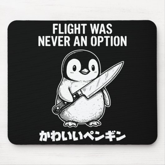 Flug war nie eine Option Mousepad (Vorne)