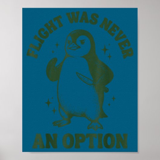 Flug war nie eine Option Poster (Vorne)