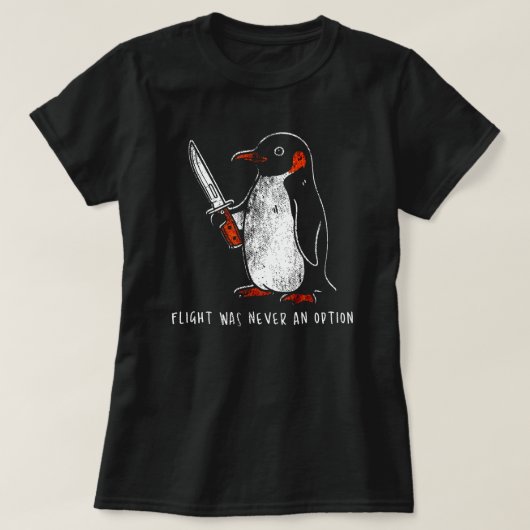 FLUG WAR NIE EINE OPTION T-Shirt (Design vorne)