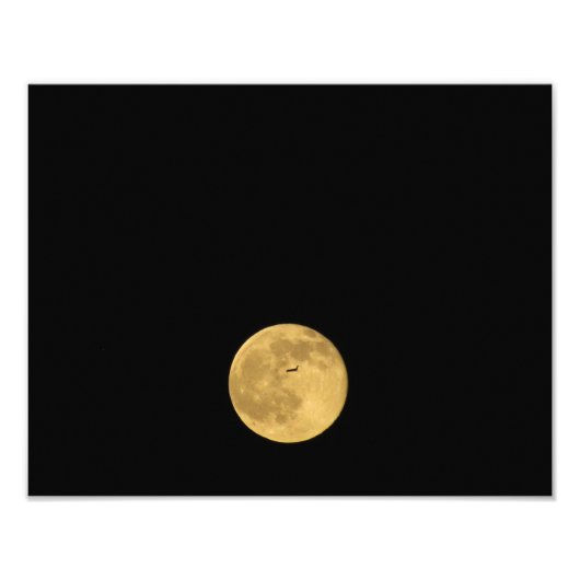 Flug zum Mond Fotodruck (Vorne)