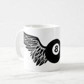 Flugachtball Kaffeetasse (Vorderseite Links)