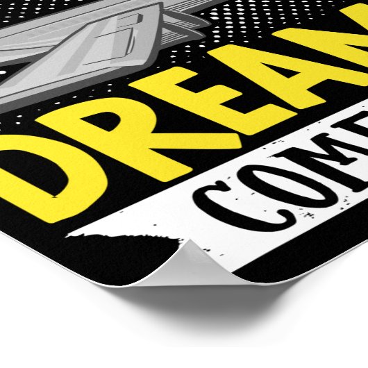 Fluganreise Agent Wandern Poster (Ecke)