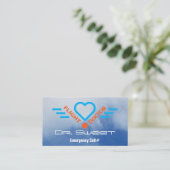 Flugarzt Visitenkarte (Stehend Vorderseite)