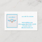 Flugarzt Visitenkarte (Rückseite)