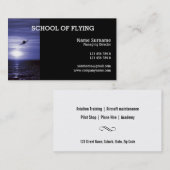 Flugausbildung PERSONALISIEREN Visitenkarte (Vorne/Hinten)