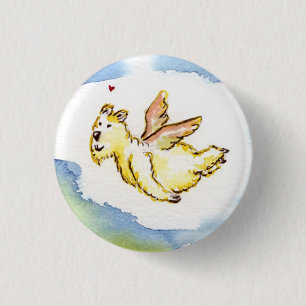 Flugbär in der Liebe Button