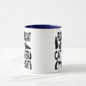 Flugbegleitende Lieben Katzen Tasse (Zentrum)