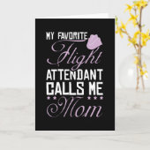 Flugbegleitende Mama Karte (Gelbe Blume)